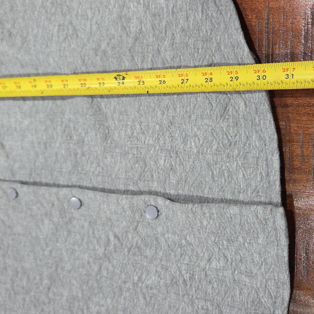 Simply Southern Gray Patterned Button Up Top Size… - image 5